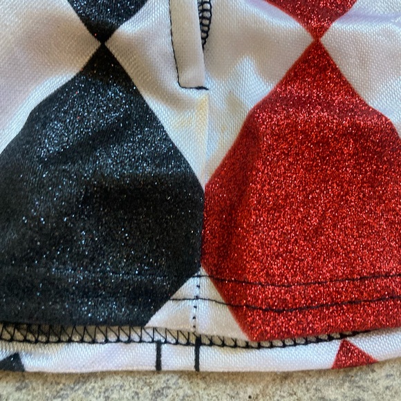 Harley Quinn DC Super Hero Girls Costume in Small has a couple spots on top - Picture 14 of 15